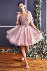 Sexy Short Prom Dress 2024 Plunging V Neck Lace Appliques Beads Tulle Evening Birthday Gowns Homecoming Cocktail Wear Robe De Soiree