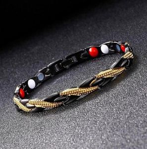 Link Chain Trendy 4 Färger Viktförlust Energimagneter smycken Slimmbangling JACHELETS ED Magnetterapi Armband HealthC8888577