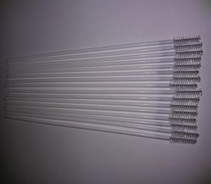 16 cm 5 mm Confezione da 100 pezzi Filo di acciaio inossidabile Manico in plastica Pulitore per cannucce Spazzola per pulizia Cannucce Spazzola per pulizia Spazzola per bottiglia9239650