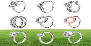 NEUE 100% 925 Sterling Silber Ring mode Beliebte Charms Hochzeit Ring Für Frauen Herz-förmigen Liebhaber Runde Ringe DIY schmuck8102223