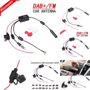 New Other Interior Accessories 12V Car Radio Antenna SMA Amplifier DAB FM AM Car Radio Anti-interference Amp Signal Booster Aerial 76-108MHZ For Marine Boat