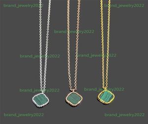 2022 Collana con pendente di nuova moda per le donne Collana classica con quadrifoglio di alta qualità Collane con pietre preziose naturali Pla2164404