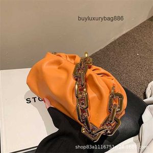 Botteg Venetas Bags Luxury Bags Women'sBags2023 New High Texture Pleated Cloud Bag Fashion Dalian Strip Single Shourden