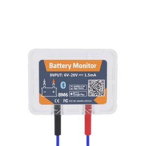 Roadi sem fio bluetooth 4.0 gerenciador de bateria bm6 pro com aplicativo de saúde da bateria de carro gerenciar testador de monitor de bateria para android ios