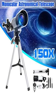 Visionking Telescópio astronômico de refração com tripé portátil Sky Monocular Telescopio Space Observation Phone Adapter9801689
