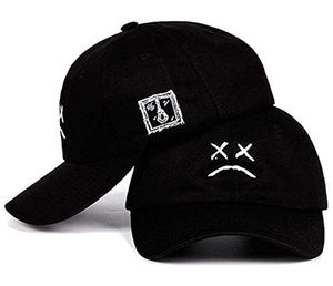 Lil Peep Dad Hat Sad Boy Ağlayan Yüz Beyzbol Kapağı İşlemeli Pamuk Şapka Açık Mekan Kapak Hip Hop Snapback Hat2867436