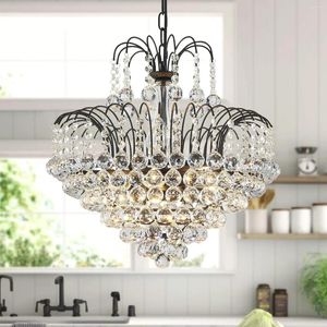 Chandeliers Crystal Chandelier Pendant Flushmount Ceiling Light Modern Lighting Fixture For Bedroom Hallway Bar Kitchen Bathroom