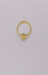 charms jewelry 14k real gold boho style 925 Sterling silver Bear thumb rings for women men girl finger sets vintage wedding bi7447600