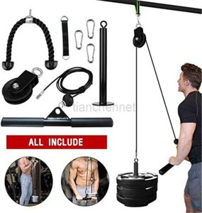 Fitness DIY GYM CALLEY System kabla kablowego System przymocowania wewnętrznego i zewnętrznego podnoszenia przedramienia wytrzymałość na fitness 2772588