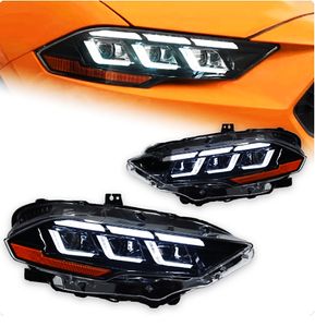 Bilstylingens huvudljus för Ford Mustang-strålkastare 20 18-20 22 Mustang LED-strålkastaruppgradering Drl HID Bi Xenon Lamp