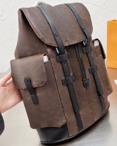 Designer Schwarz Eming Rucksäcke Große Kapazität Reisetasche Frauen Leder Rucksack Rucksack Rucksack Christopher Pm Taschen Geldbörsen