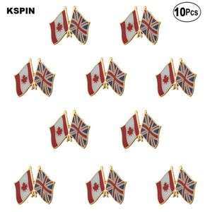 Kanada UK FLAG LAPEL PIN FLAG BADGE BROOCH PINS BADGES 10st ALOT4628989