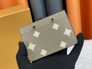 Womens designer wallets luxurys Empreinte card holder classic flower letter mini purse high-quality female fashion small credit card case bag with box