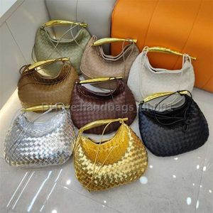 2024 Brand Frauen Umhängetaschen Kowide PU Leder Knoten Luxusbeutel Gewebe geknotete Griff handgefertigte Schlinge Designer Hobo Totes gewebte Handtaschen