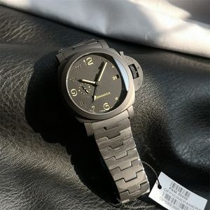 vs Montre de Luxe Relojes Mens 시계 손목 시계 44mm 자동 기계식 이동 시계 디자이너 시계 손목 시계