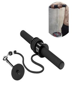 Allenamento Crossfit Braccio Avambraccio Polso Esercitatore Polso e avambraccio Blaster Power Stick per allenamento della forza utilizzato con piastre pesi8245211