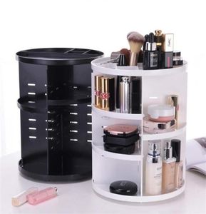 Mordoa New 360 Degree Rotating Makeup Organizer Box Brush Holder Jewelry Organizerケースジュエリーオーガナイザー化粧品収納ボックスT20681813