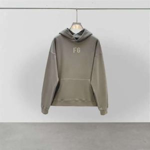 Dhgate Essentialhoodies Nebbia Stagione 7 Linea principale Floccaggio Rich Fg High Street Felpa con cappuccio in peluche Vibe Maglione Coppia Fear of Gods Felpe con cappuccio 576