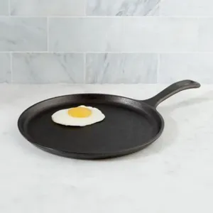 Pans Cast Iron Pan Small Frying 14cm 16cm 20cm Mini Egg Household Skillet Omelet Kitchen Cookware Wholesale