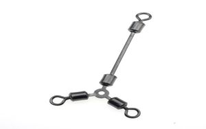 ROMPIN 10PCSLOT FISKE SWIVELS BALL LAWER ROLLING SWIVEL FISK KONNEKTOR Tillbehör Sea Fishing 3 Way Swivel Connector1156528