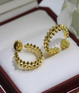 Modemärke lyxigt nytt guld nagel öronring kvinnor039s örhängen gata underbara stil pärlor rörliga säljande smycken8228382