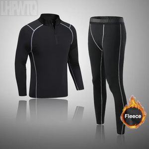 Intimo termico da uomo Inverno Uomo Running Set Layer Long Johns Sport da sci Basket Sport Compressione Asciugatura rapida S3XL Tuta calda 231212