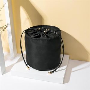 Nylon Drawstring Cosmetic Bag Original Exquisite High-end Travel Waterproof Liner Medium Bags & Cases329H