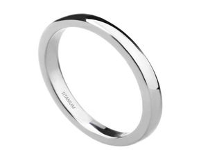 Smycken ringar Tigrade 6mm Men039S Titanium Ring Silver Color Polished Classic Engagement Anel Rings for Mane Female Wedding Ban3422047