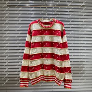 Брендовый свитер с круглым вырезом, мужские и женские классические повседневные с буквами ворсистые мужские осенние и зимние теплые свитера, мягкий вязаный пуловер, размер в полоску M-3XL