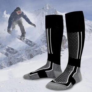 Sports Socks Ski Thick Cotton Snowboard Cycling Skiing Soccer Men Women Moisture Absorption High Elastic Thermal socks 231212