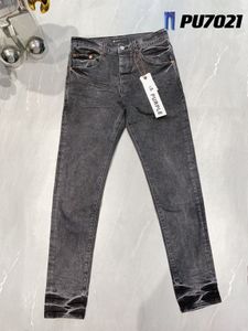 Designer män lila kvinnor man amirs smala fit denim byxor semester utomhus herr streetwear stora storlek byxor jeans