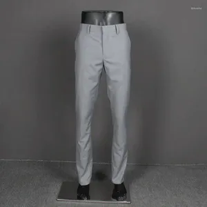 Abiti da uomo Pantaloni slim fit per uomo Pantaloni dritti da ufficio Abito formale da uomo Abbigliamento sartoriale Abito da lavoro classico da uomo C2