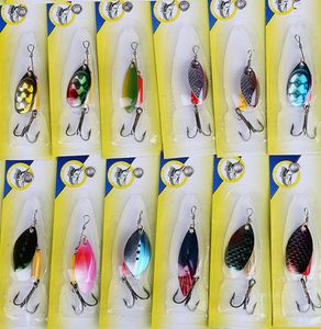 Richiamo da pesca Esca Cucchiaio di metallo Spinner Bait Lotto 30 pezzi Set Tackle Spinner Artificia Jig Bait Pesca alla trota9707856