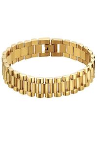 Dylam jewelry No MOQ Luxury Watch strap 18k gold plated stainls steel jewelry bracelet for men and women52927688879334