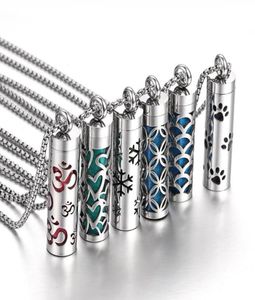 Pendant Necklaces Necklace Diffuser 316L Stainless Steel Locket Aroma Perfume Oils Essential Oil2804382