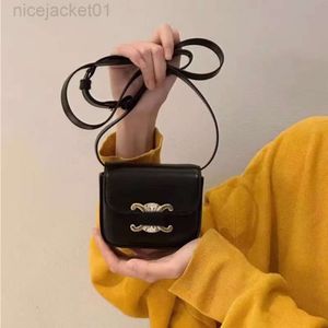 24SS Tasarımcı Celina Çanta Triomphe Arc De Triomphe Mini Bir Omuz Crossbody Küçük Kare Çanta Junior Yüksek Sınıf Sıfır Cüzdan Çantası Kadın Mini Kulaklık Ağız Kırmızı Çanta