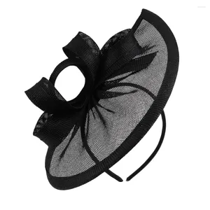 Bandanas Mini Flower Hair Clips Cocktail Party Hat Elegant Tea Hats Box Bruden Fascinator Women Headdress Fascinators For Woman