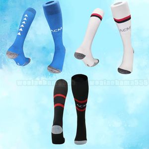 23 24 Ev Milan Soccer Socks 2023 2024 Tomori Giroud Ibrahimovic de Ketelaere 2022 Tonali Theo Brahim Futbol Yetişkin Erkek Kitleri Yüzme Giyim