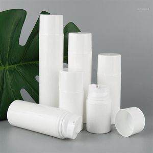 Storage Bottles & Jars 100pcs 30ml 50ml 80ml 100ml 120ml 150ml White PP Airless Bottle Vacuum Pump Used For Cosmetic Container SN2314e