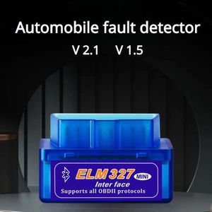 新しいBluetooth互換ELM327 V2.1 V1.5 Auto OBDスキャナーコードリーダーツールカー診断ツールELM 327 Android OBDIIプロトコル用