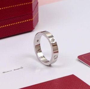 anello a vite d'amore anelli da uomo classici gioielli di design di lusso da donna Acciaio al titanio Lega placcato oro Oro Argento Rosa Non tramonterà mai Non 6744642