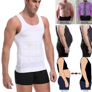 Cintura barriga shaper camisa dos homens perda de peso e corpo moldar colete fitness roupa interior abdominal 231213