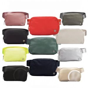 Luxo 2l grande lulu em todos os lugares saco de cinto de lã designer mulheres peito cinturas yoga fanny pack mulher moda cintura bum crossbody sacos