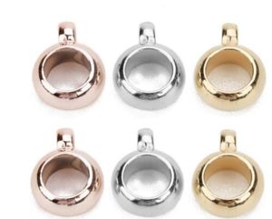 Confezione da 100 pezzi di anelli per cintura con perline di trasferimento a foro grande CCB Accessori per ciondoli per collana fai-da-te interi8489948