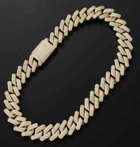 Chunky Gold Man Link Iced Out CZ Miami Cuban Rapper Jewelry 20mm Chain Necklace183I4416793