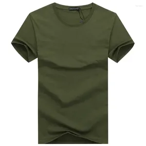 Men's Suits B6052 Simple Creative Design Line Solid Color Cotton T Shirts Arrival Style Short Sleeve Men T-shirt Plus Size