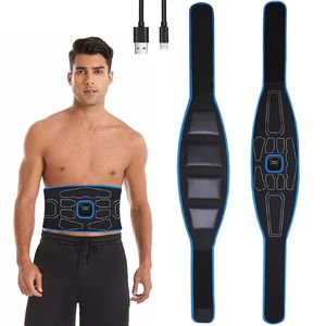 Core Abdominal Trainers EMS Muscle Stimulator Smart Abs Trainer Ab Belt Abdomen Waist Weight Loss Fitness Home Gym Workout Equiment Drop 231212