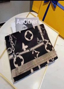 2022 Fashion Paris Designer 100 Cashmere Scarf Unisex Brand Letter Scarf Large Shawl Warm Thick Wool 65cm x 180cm1223661