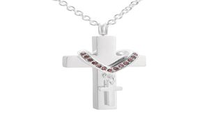 IJD9877 Graveringstjänster Kremeringsmycken för Ashes Keepsake Urn Pendant Necklace For Pethuman Jewely Hold Ashes6454654