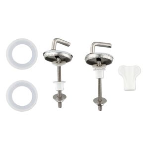 Toilet Seats 2Pcs Top Fix WC Seat Hinges Fittings Quick Release Hinge Screw Lid Replacement Parts 231212